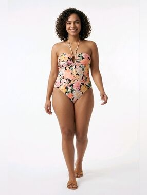 Floral One Piece Swimsuit